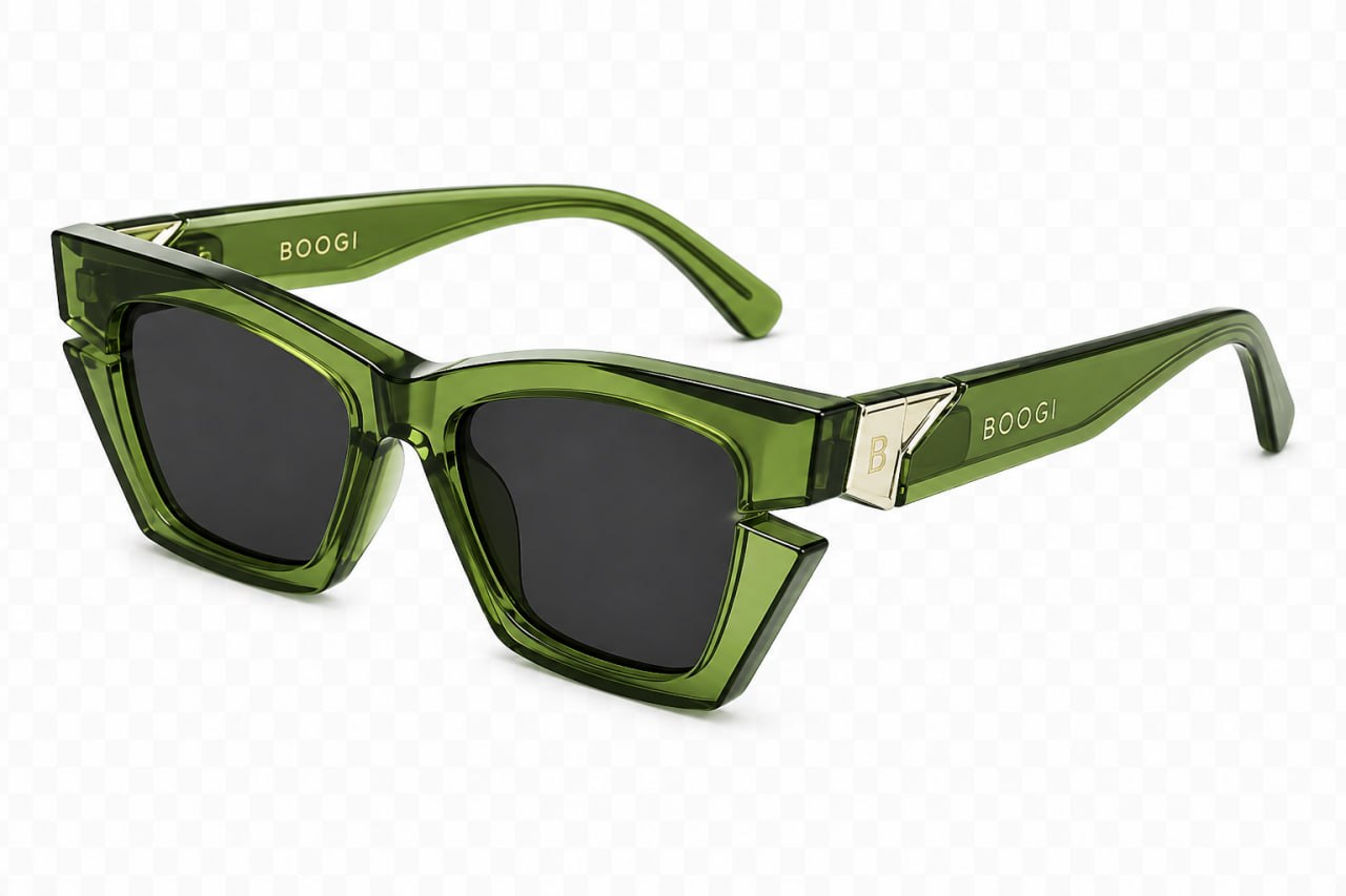 green glasses